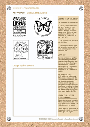 ACTIVIDAD 1 EXLIBRIS MAYORES