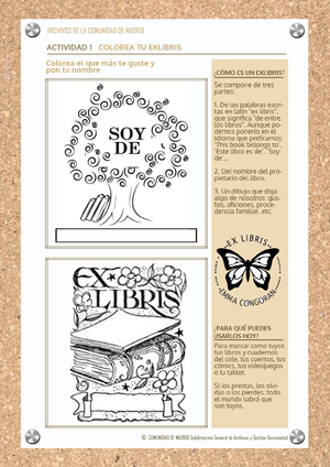 ACTIVIDAD 1 EXLIBRIS PEQUEÑOS