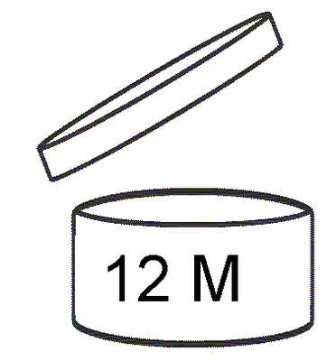 Logo de la fecha de caducidad que aparece en los cosméticos